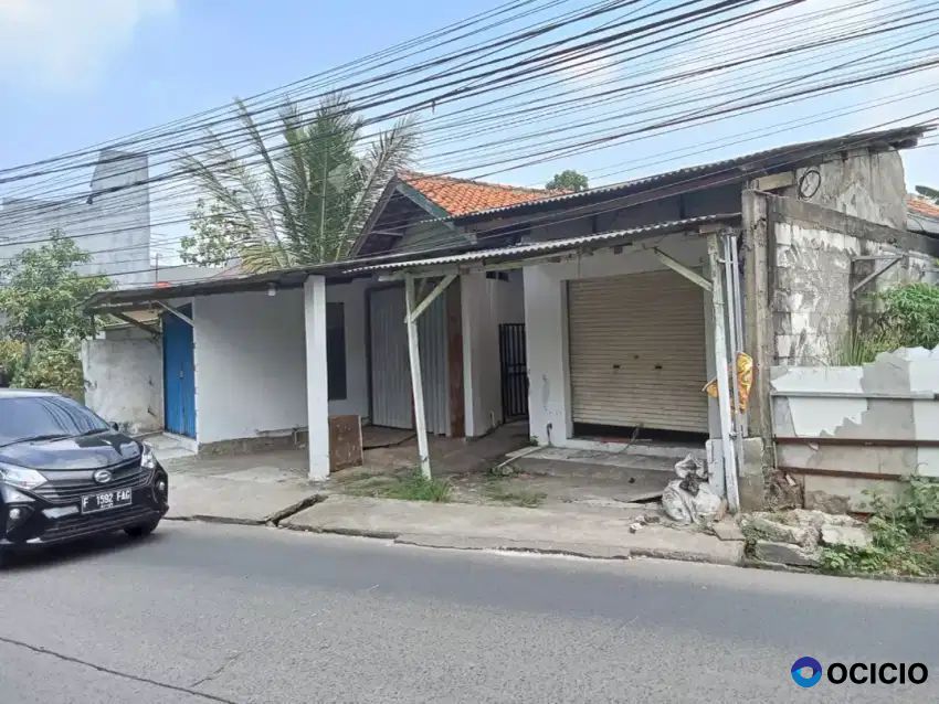 Dijual tanah komersil 200 m pinggir jalan raya cikunir