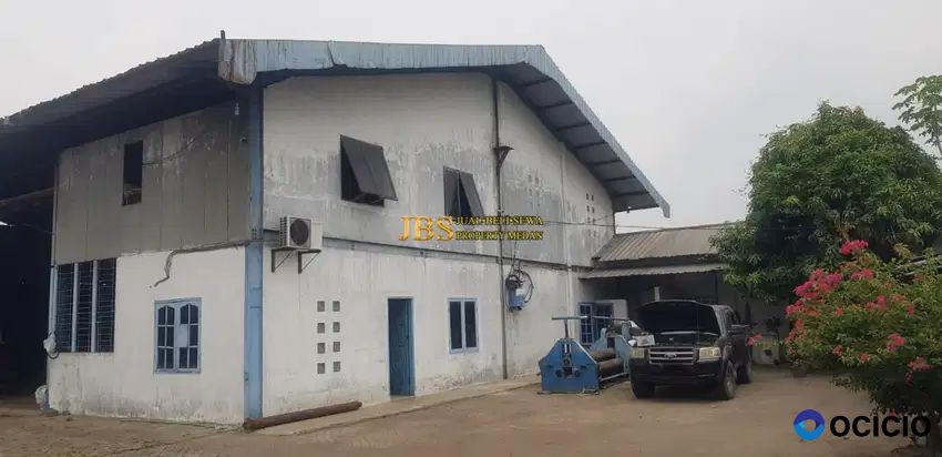 Jaul Gudang di Jalan Dwikora - Pasar VI (Sampali - Percut - Seituan)