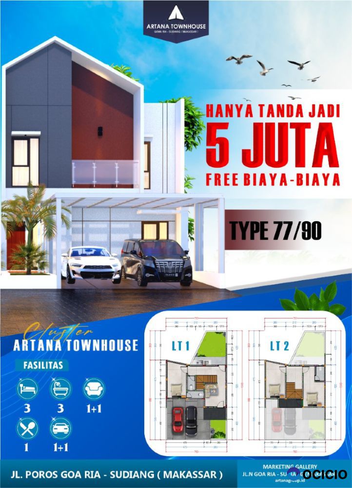 Di jual perumahan kota Makassar