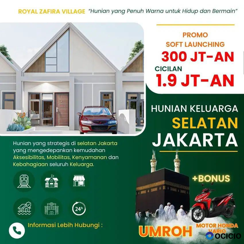 Dijual Rumah Siap Bangun di Depok Harga 300 Jutaan