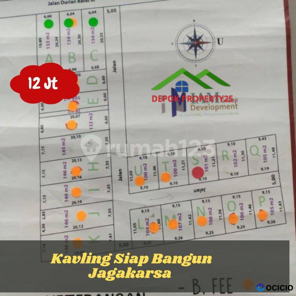 Dijual kavling Murah Siap Bangun Di Ciganjur Jakarta