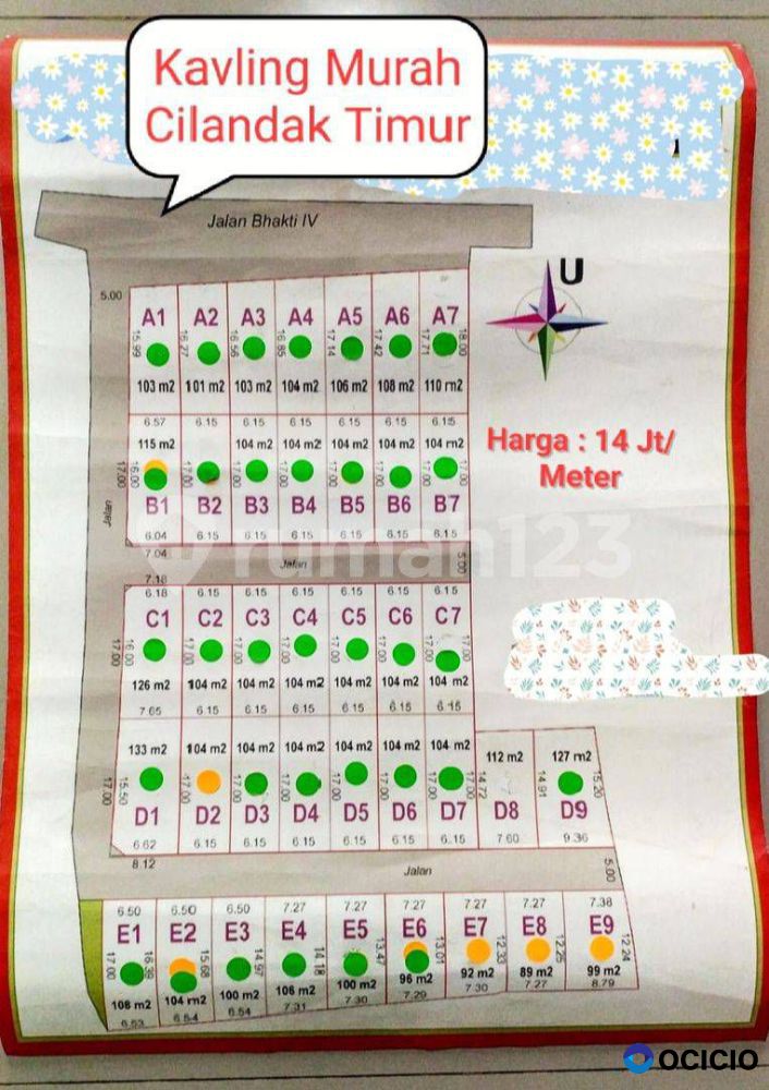 Dijual Tanah Kavling Murah Di Cilandak KKO jakarta