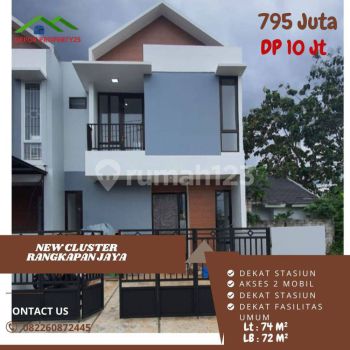 Rumah 2 Lantai 700 juta Dekat Toll Desari Pancoran Mas