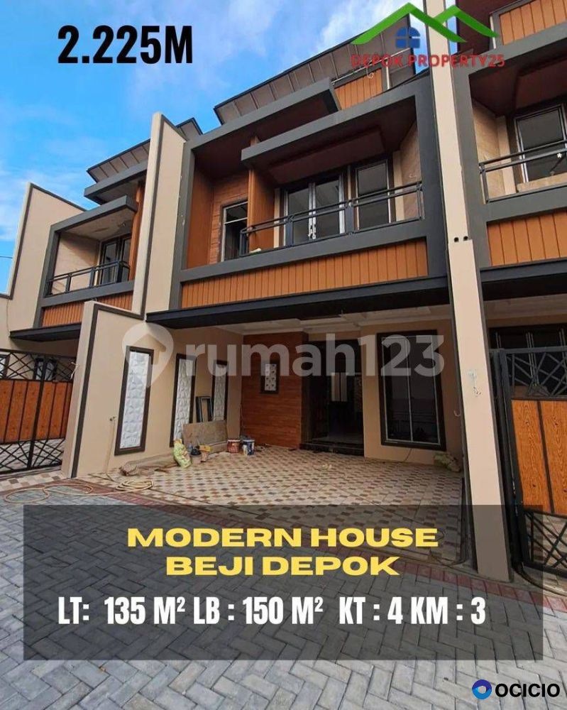 Dijual Rumah Mewah Elegan Di Kukusan Beji Depok