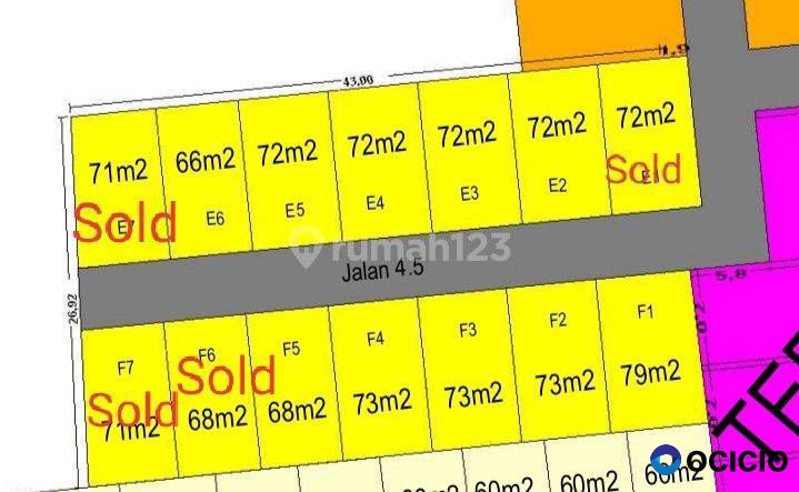 Dijual Tanah Kavling Siap Bangun Di Rangkln Jaya