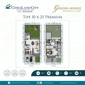 CITRALAND CITY LOSARI - GOLDEN AVENUE 10X25 KOTA MAKASSAR