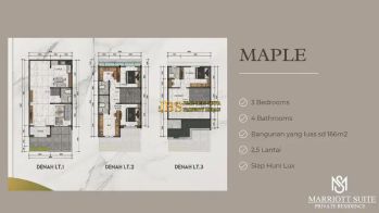 Dijual Villa Siap Huni di Komplek Marriot Suite Jalan Sunggal - Medan
