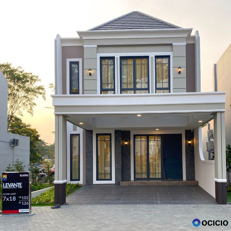 Levante at Klasika Grand Wisata Bekasi Rumah Desain Eropa Klasik