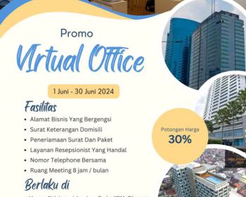 Virtual Office free Ruang Meeting di pusat Bisnis Jakarta