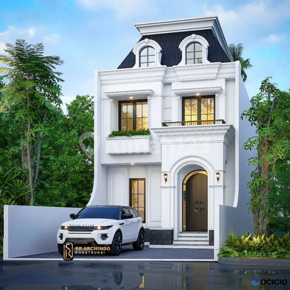 Rumah Murah Model American Classic Dijual di Jagakarsa