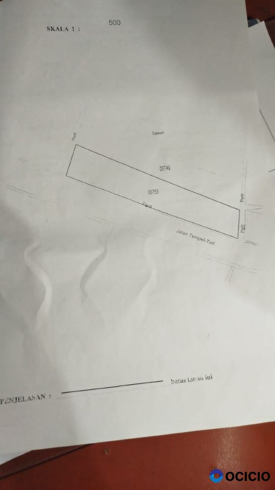 TANAH PINGGIR JLN RAYA TURI TEMPEL