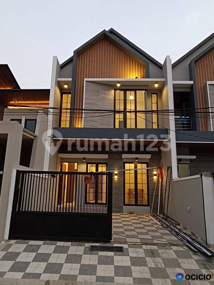 Rumah Model Scandinavian Mewah Premium di Area Sutorejo