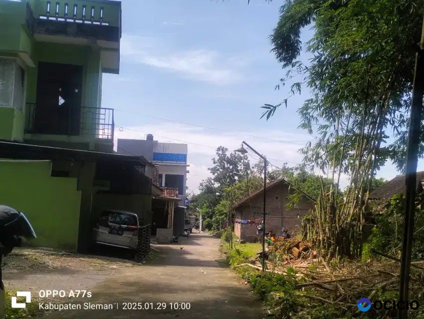 Dijual Tanah Pekarangan Murah Meriah Di Selatan SMA 1 Ngaglik Sleman