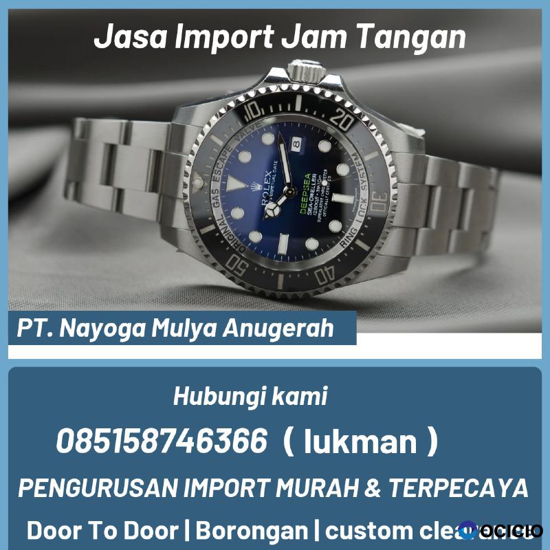 jasa import jam tangan dari china - nyg logistics