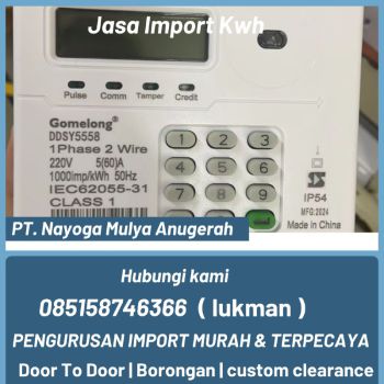 Jasa Import KWH Meter Door To Door | NYG Express