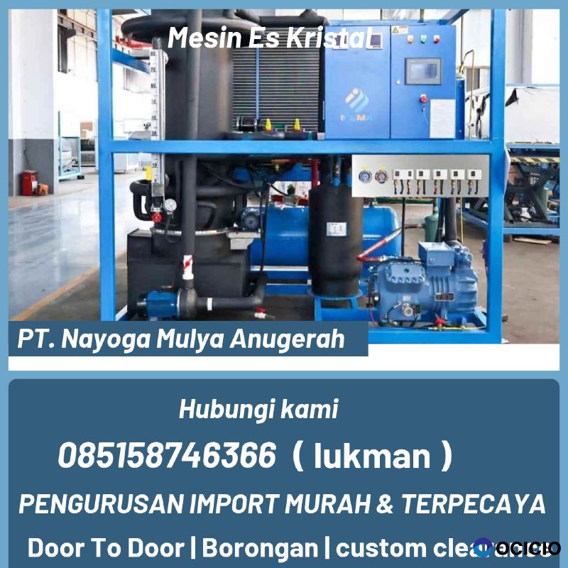 Jasa Import Door To Door Mesin Es Kristal | NYG Express