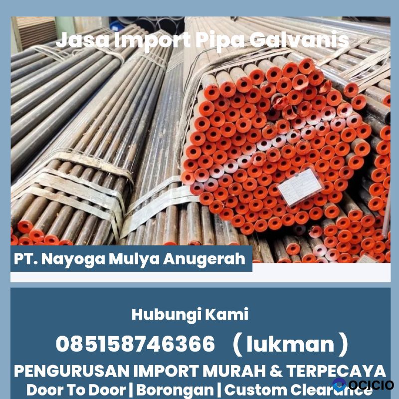 Jasa Forwarder Door To Door Pipa Galvanis - Nyg Logistics