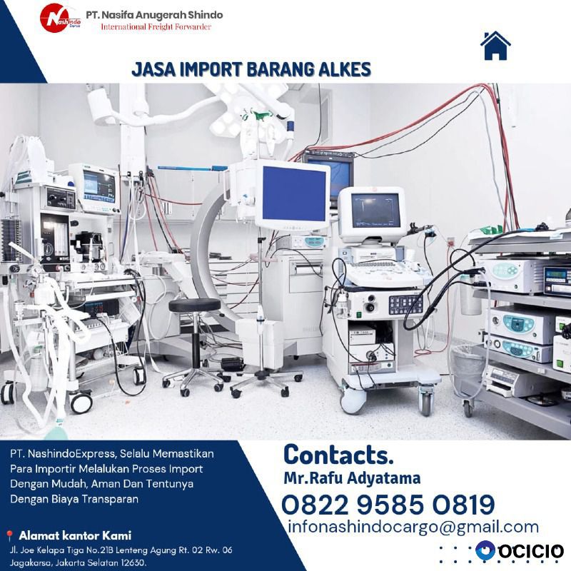 Jasa Import Alat Kesehatan Dari India Ke Indonesia