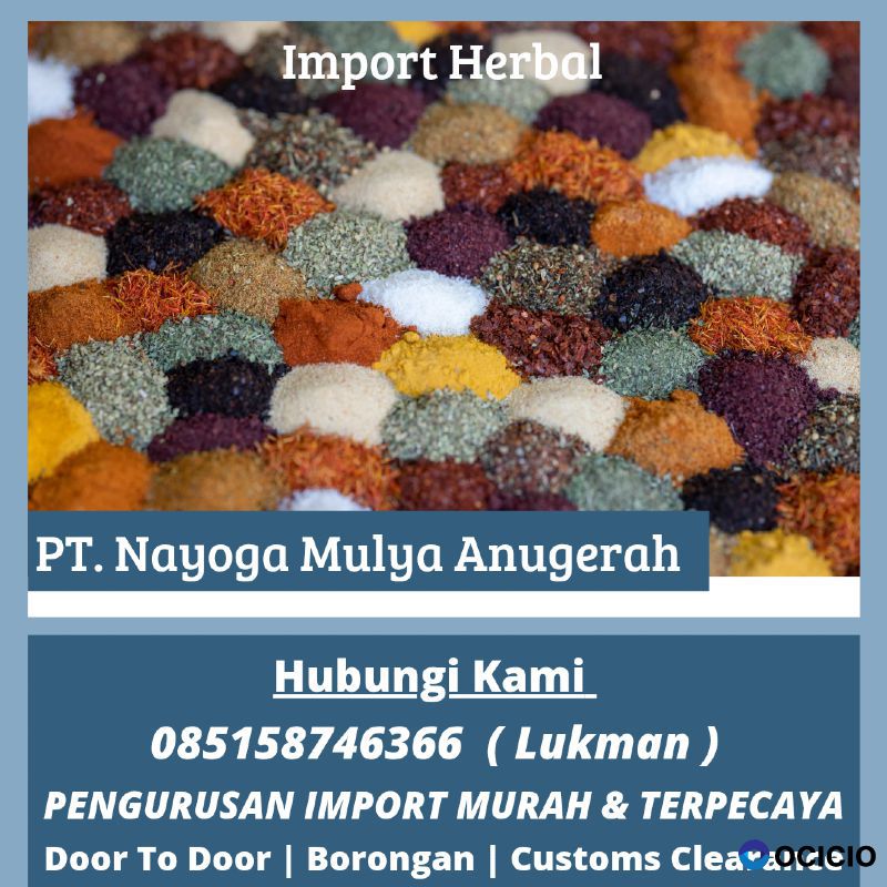 Jasa Forwarder Herbal Import Dari UK All-in