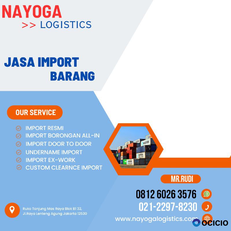 Forwarder Jasa Logistik Indonesia -PT.NAYOGA MULIA ANUGERAH