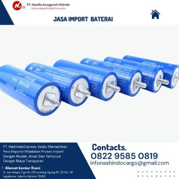 Jasa Import Baterai Dari China