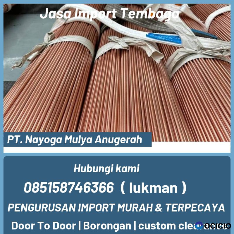 Jasa Forwarder Tembaga Import dari UK All-in