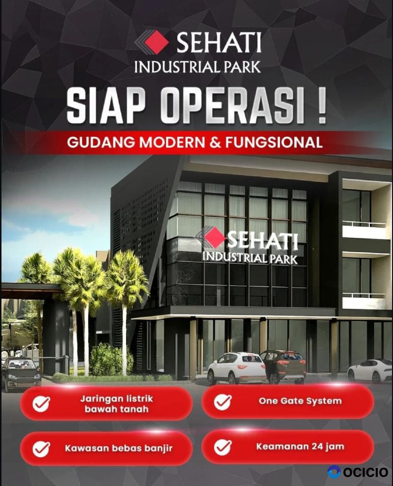 Dijual Gudang Sehati Industrial Park di Jl.Raya Pilang, Ketimang, Wonoayu