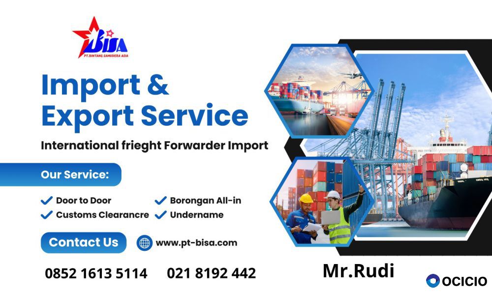 Jasa import Air & Sea Freight Rudi Bisa cargo