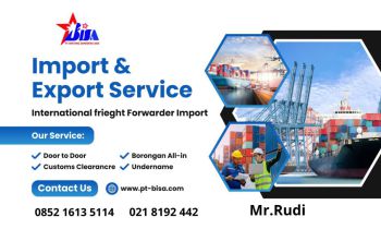 Jasa import Air & Sea Freight Rudi Bisa cargo