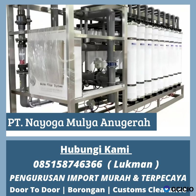Jasa import uf membrane water system dari india