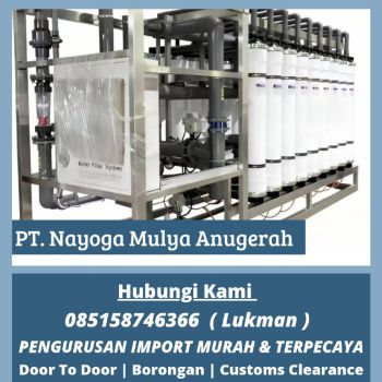 Jasa import uf membrane water system dari india