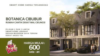 Botanica Cibubur Harga Perdana Terjangkau