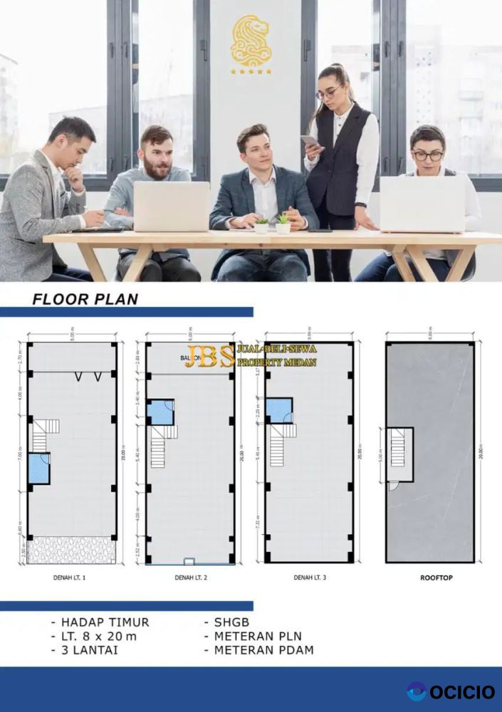 Jual/Sewa Ruko Mewah Siap Huni di Komplek CBD Polonia Medan