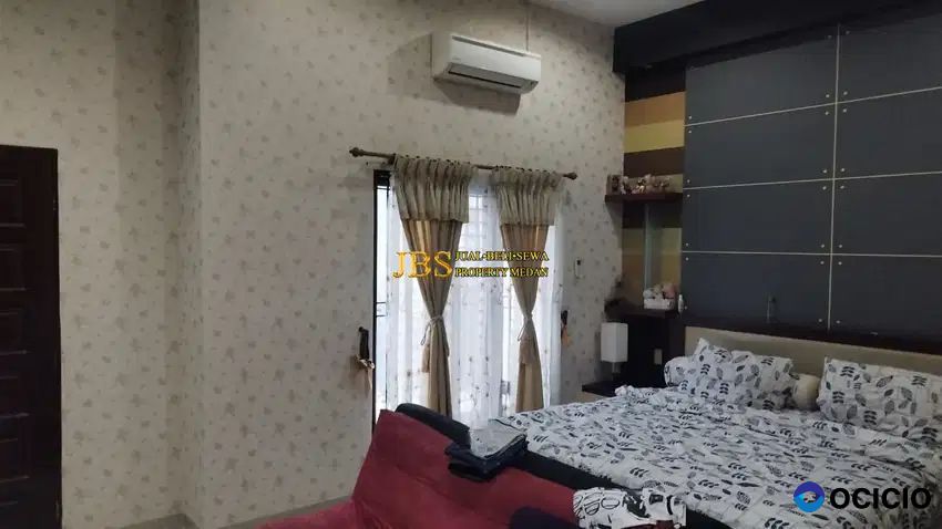 Dijual Villa Furnish di Komplek Cemara Asri - Medan Jalan Orchard