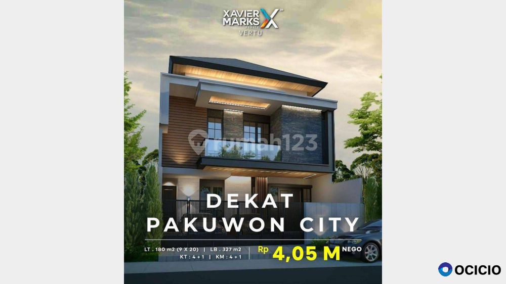 Rumah Mewah - New Gress 2 Lantai, Dkt Pakuwon City, Surabaya