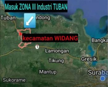 Dijual Tanah Industri di Jalan Raya Tuban-Babat, Kecamatan Widang, Jawa Timur