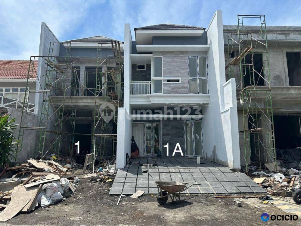 Rumah Baru Modern Minimalis 2lt Jemursari, Surabaya
