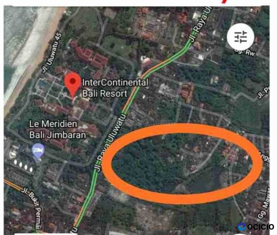 Dijual Kavling di Jl.Raya Uluwatu/Jimbaran Bali