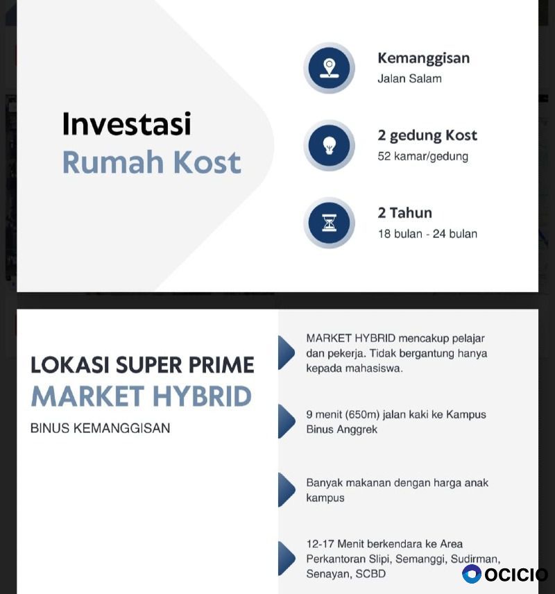 Dijual Tanah di Jl. Salam Raya, Kemanggisan, Jakarta Barat