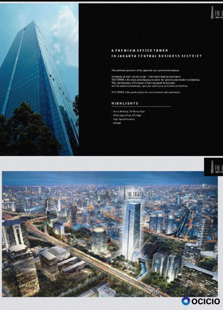 Dijual Office Space di The Tower Jln. Jendral Gatot Subroto, Jakarta Selatan