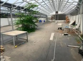 Dijual tanah + bangunan workshop LT520 utk gudang pabrik di rawalumbu