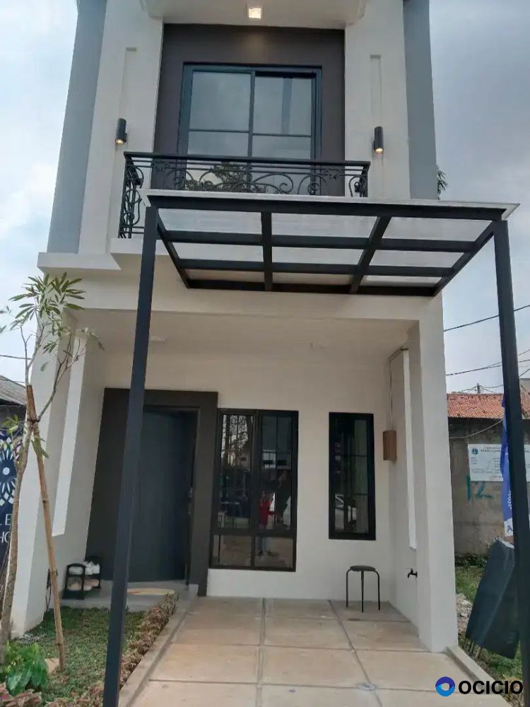 Dijual rumah townhouse mewah 2.5 lantai 900 jt ada rooftop di cipayung