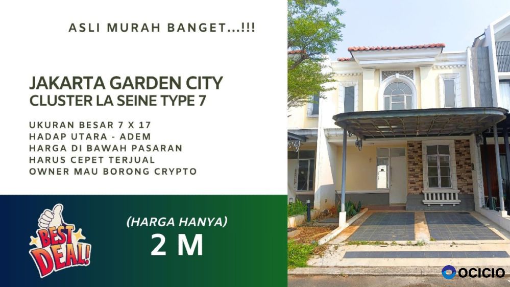 La Seine Jakarta Garden City Dijual Cepat Harga Super Murah