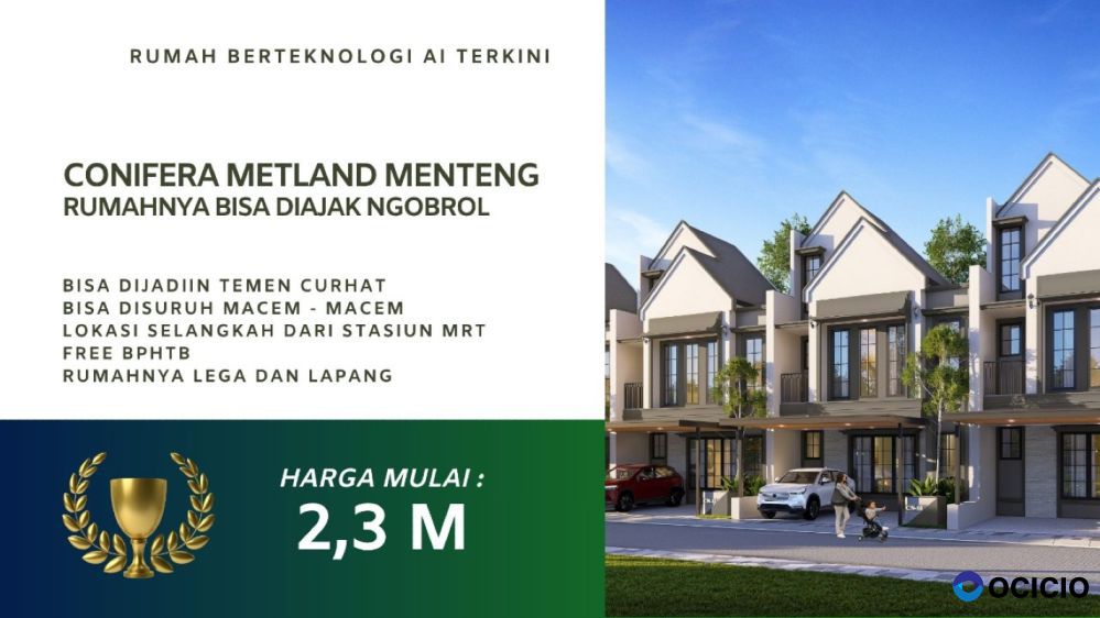 Conifera Metland Menteng Harga Perdana