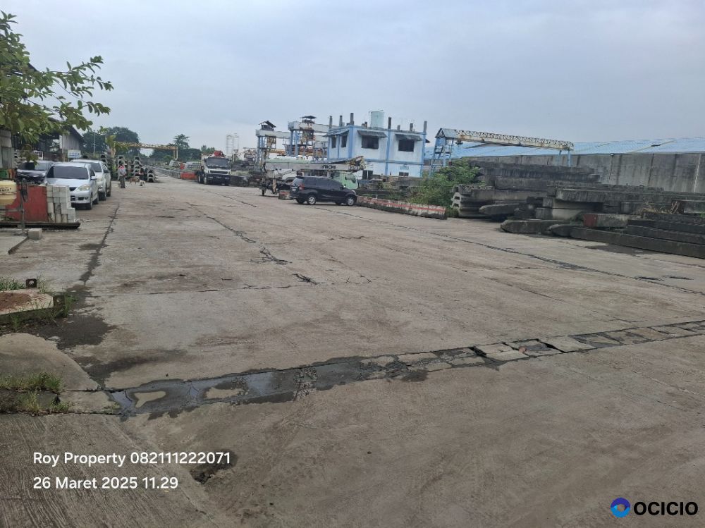 DIJUAL CEPAT Tanah di Cakung Cilincing 4 Ha Open Yard Cor Beton Siap Bangun