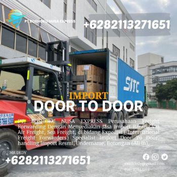 JASA IMPORT MESIN KONTRUKSI TO JAKARTA PALEMBANG 0821-1327-1651
