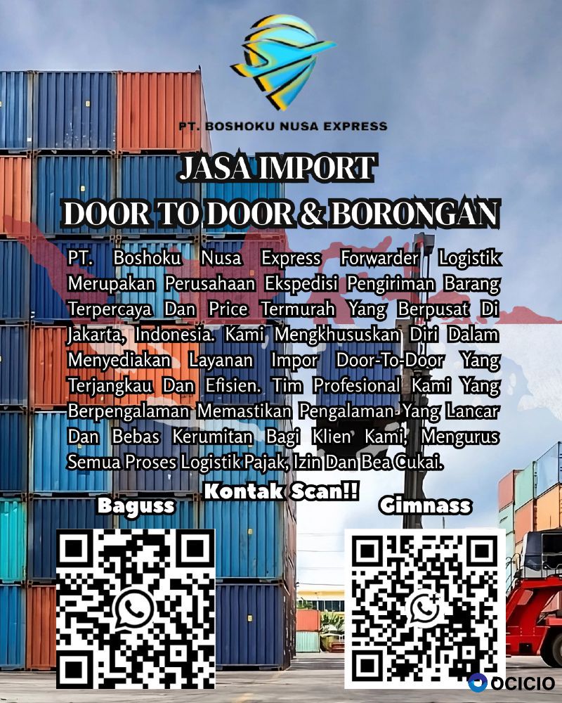 Jasa Import Bahan Industri Dari China