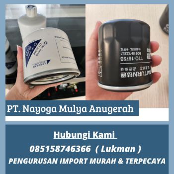 jasa import filter dari guangzhou by air - nayoga logistics