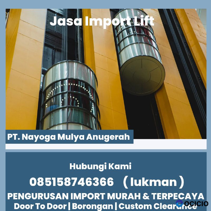 jasa import sparepart lift dari guangzhou - nayoga logistics