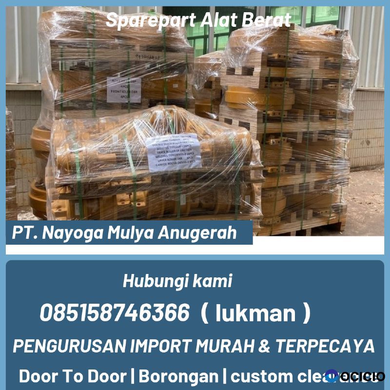 Jasa import sparepart alat berat guangzhou - nayoga
